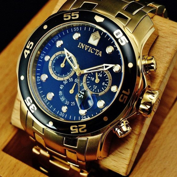 18k Yellow Gold 48mm Professional Diver Men's Watch